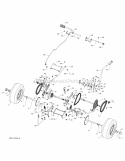 Part Location Diagram of 532436499 Husqvarna CAP.HUB.AXLE.LRVA/B